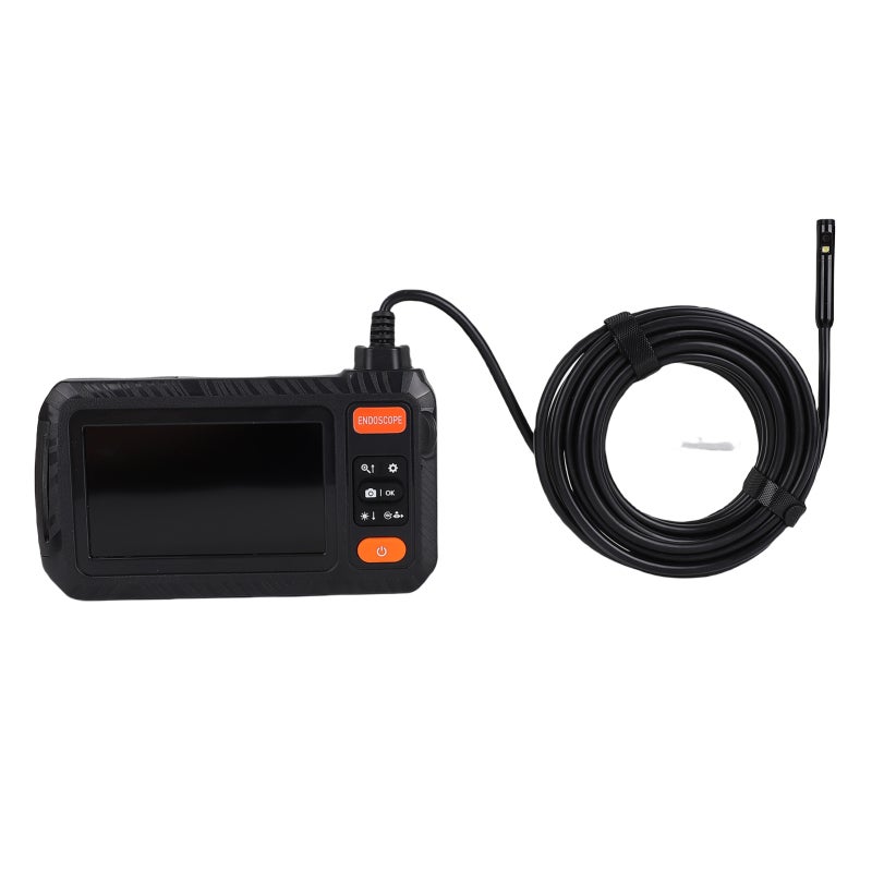 1080P Borescope Sewer Dual Lens Inspection Camera with 8 LED Lights and 3 Brightness 180° Rotating Camera with 32GB Memory Card 6.5ft Semi-rigid Cable for Appliance Maintenance/ Drain Inspection Dual Lens - Image 5