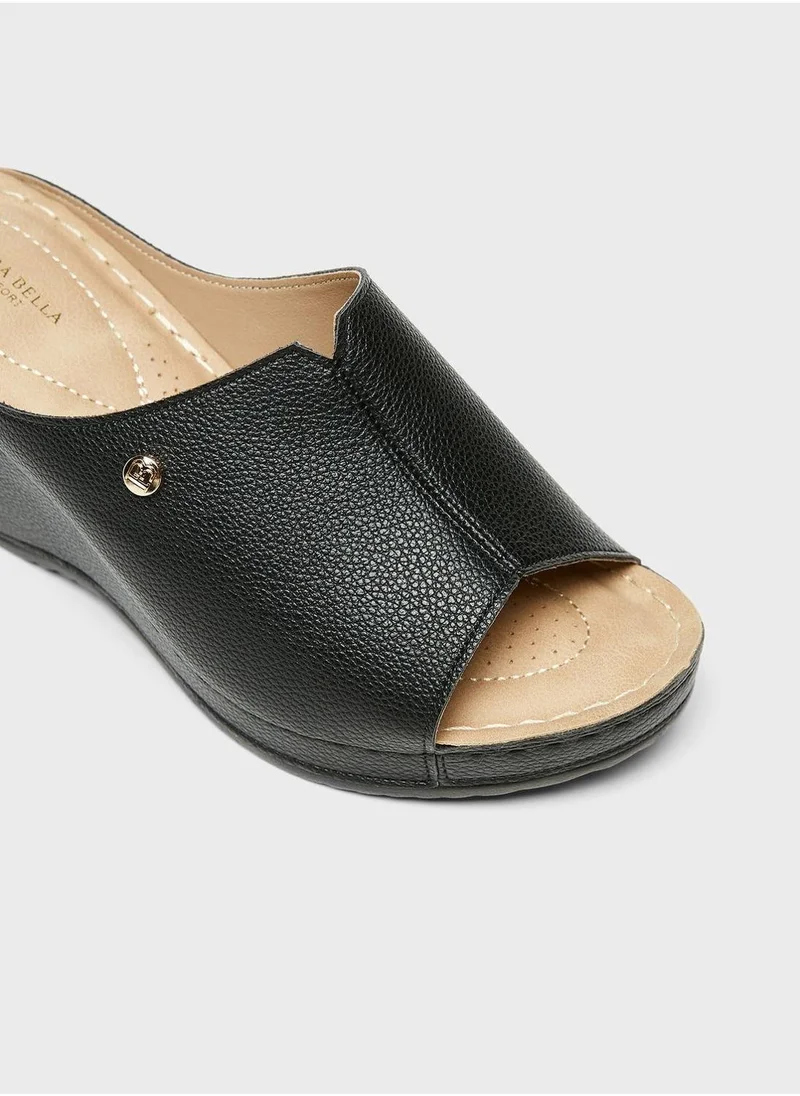 shoexpress One Strap Wedge Sandals