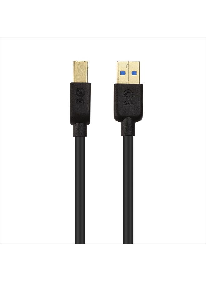 Cable Matters كابل USB 3.0 طويل (كابل USB 3، كابل USB 3.0 A إلى B) باللون الأسود 10 قدم - Image 5
