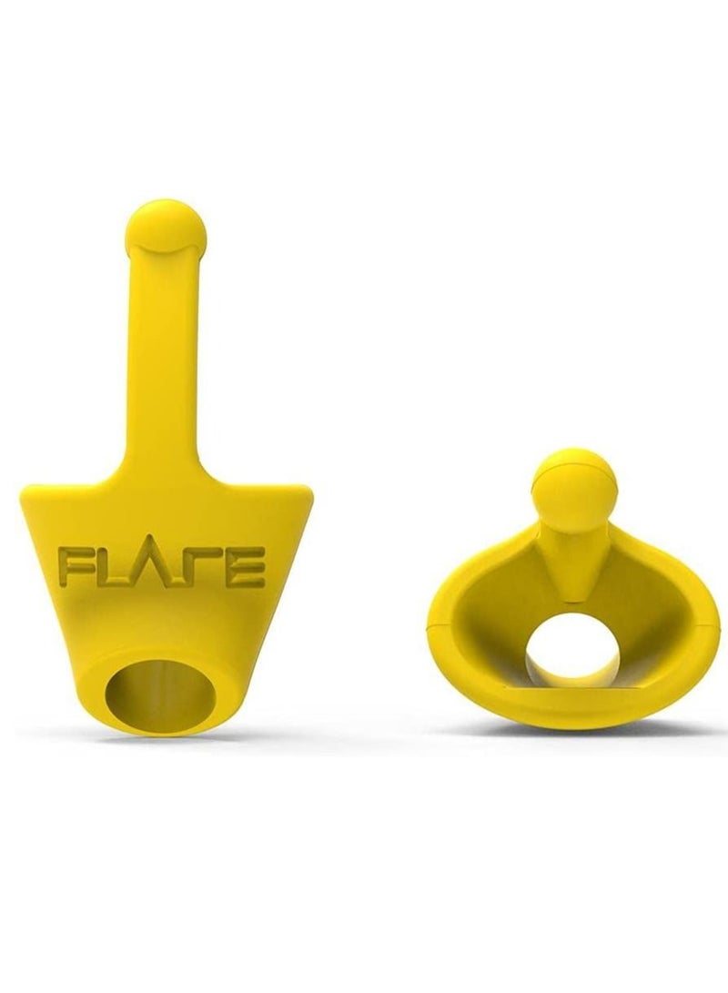 Flare Audio Audio® Calmer® Kids (Yellow)- A Small In Ear Device To Reduce Stress, For Sensitive Hearing, Autism, Asperger Syndrome, Hyperacusis, Misophonia, Noise Related Stress And Other Hearing Conditions - Image 1