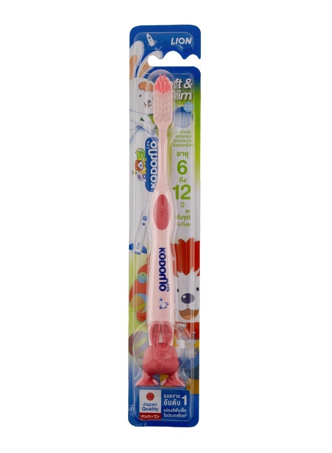 Kodomo Children's Toothbrush (Soft&Slim) 6-12 Yrs