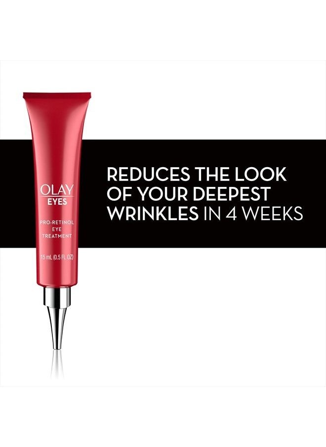 Olay Eyes Pro Retinol Eye Cream Anti-Wrinkle Treatment for Crow's Feet, 0.5 fl oz  - Image 2