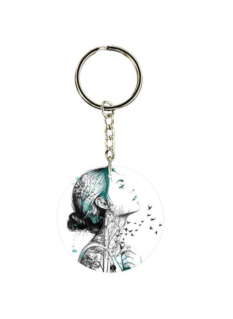 RKN Cartoon Printed Keychain