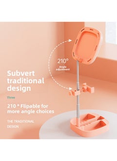 General Live Broadcast Stand Desktop Folding Fill Light Portable Integrated Fill Light Live Network Red Mini Fill Light-Color:White  - Image 4