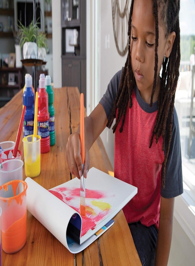 إنشاء مجموعة أوراق الرسم UCreate، 4 قطع، بيضاء، 9 × 12 بوصة، 4 دفاتر، للرسم والتخطيط والتلوين والرسم بالأقلام الملونة. - Image 5