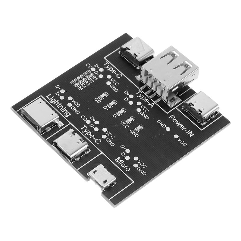 اختبار USB C كاشف الدائرة القصيرة السريع أداة اختبار كابل البيانات لـ Micro USB Type C - Image 1