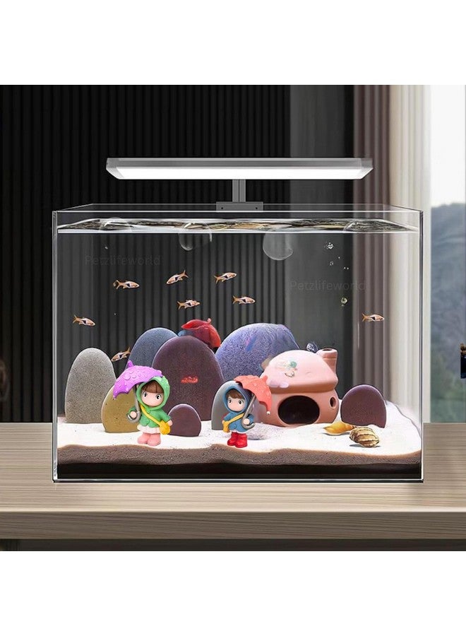 VAYINATO 2 Pcs Small Umbrella Boys For Fish Tank Decoration, Cute Umbrella Boys With Thin Line And Suspended Ball Fish Tank Decor For Aquarium Landscape Decor By Petzlifeworld - Image 2