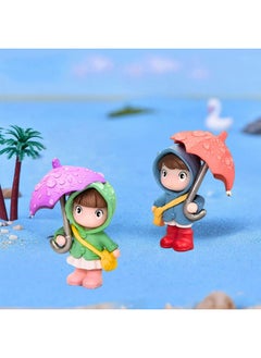 VAYINATO 2 Pcs Small Umbrella Boys For Fish Tank Decoration, Cute Umbrella Boys With Thin Line And Suspended Ball Fish Tank Decor For Aquarium Landscape Decor By Petzlifeworld  - Image 4
