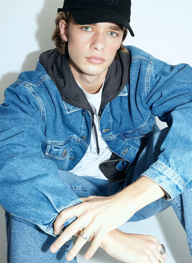 مافي رايان جينز أزرق داكن