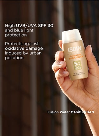 واقي شمس فوسيون ووتر أوربان SPF 30 [50 مل] – واقي شمس للوجه مضاد للتلوث لبيئات المدينة مع حماية من الضوء الأزرق - view 3