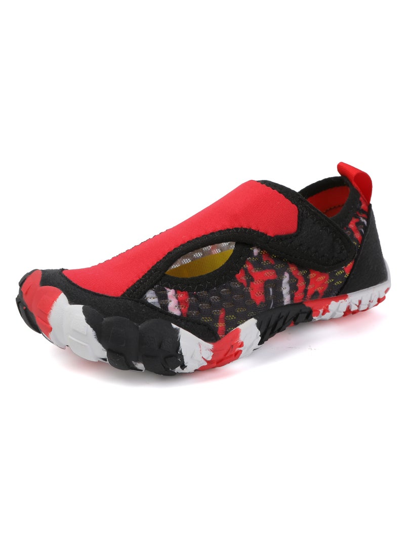 Kids Quick-Dry Water Shoes Anti-Cut Swim L686 RED 