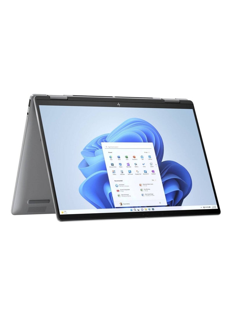 HP (Upgraded Version) Envy x360 14-fc0023dx 2-in-1 Touchscreen Laptop With 14-Inch Display, Core Ultra 7 155U Processor/16GB RAM/1TB SSD/Intel Iris XE Graphics/Windows 11 Home English Meteor Silver English Meteor Silver - Image 1