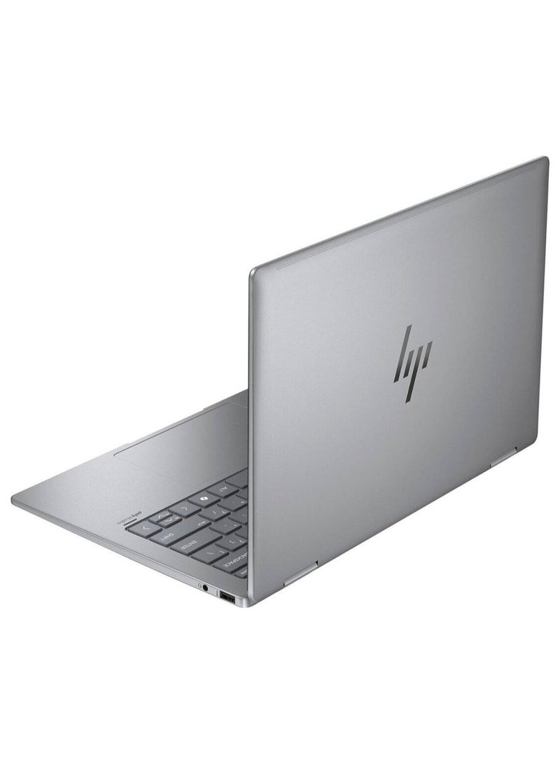 HP (Upgraded Version) Envy x360 14-fc0023dx 2-in-1 Touchscreen Laptop With 14-Inch Display, Core Ultra 7 155U Processor/16GB RAM/1TB SSD/Intel Iris XE Graphics/Windows 11 Home English Meteor Silver English Meteor Silver - Image 4