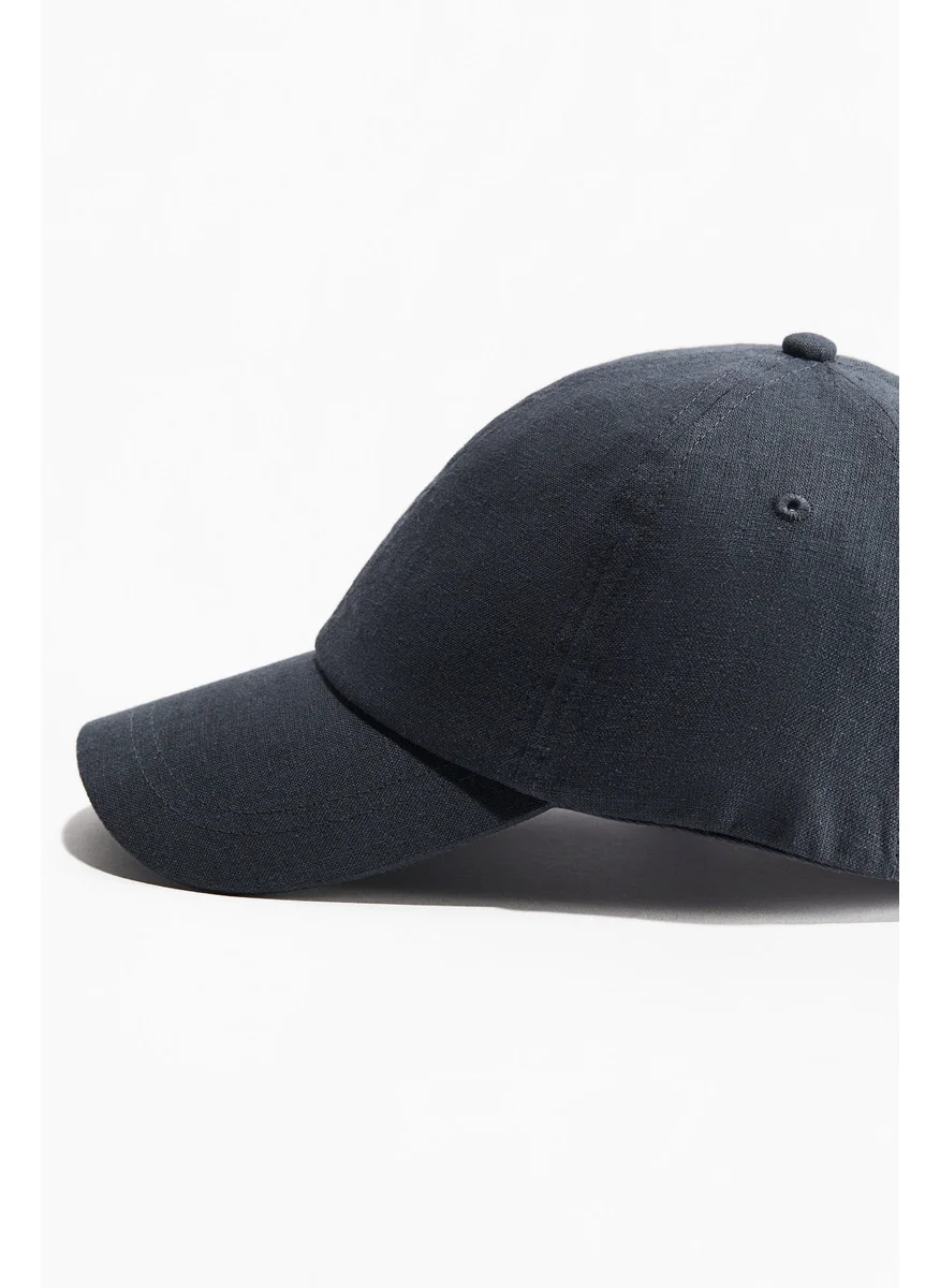 اتش اند ام Linen-Blend Cap