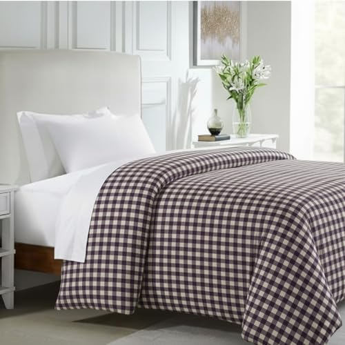 BELVOSTUM Soft Cotton Duvet Cover for Single Bed | Printed Quilt & Blanket Cover | Razai Cover with Zipper Closure | Soft & Breathable Bedding Cover (90X60) Inches (Brown) - Image 3