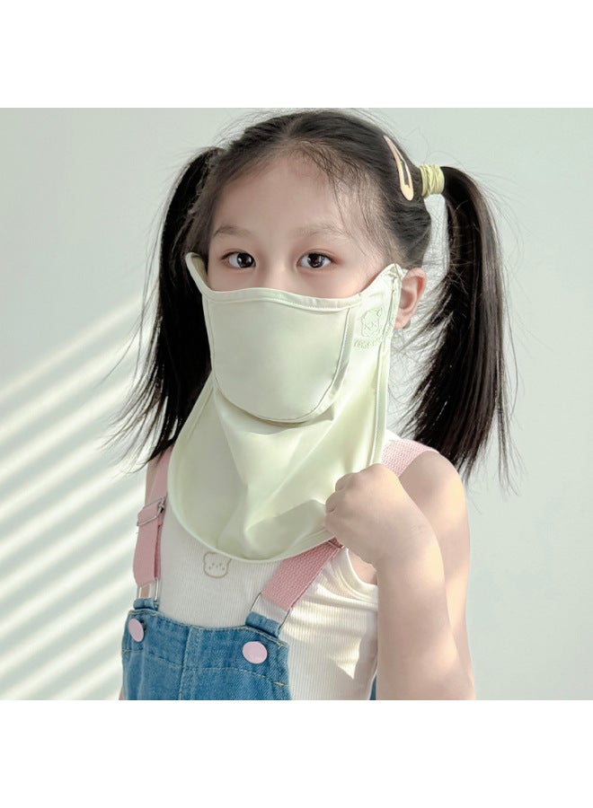 Eye Corner Cartoon Nylon Sunscreen Children's Mask Outdoor Sunshade Face Gini Uv Protection Full Face Gauze Mask