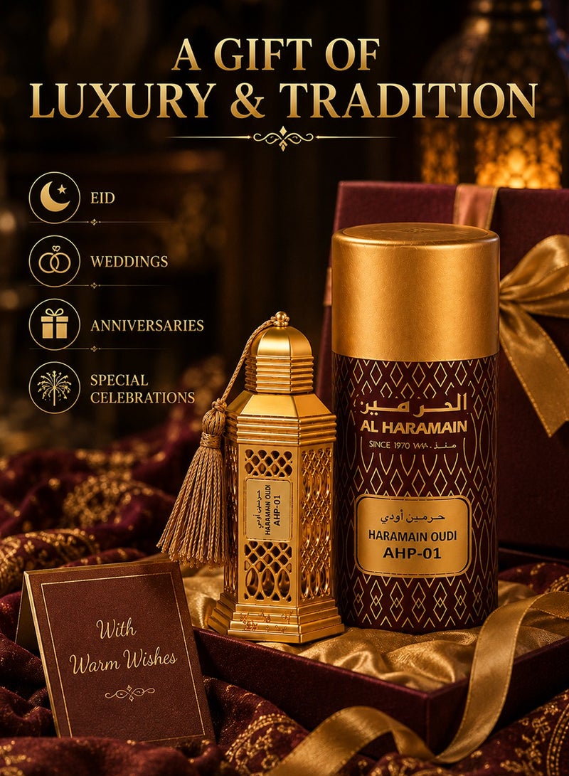 Al Haramain Haramain Oudi 12ml Concentrated Perfume Oil Luxurious Arabian Attar of Timeless Elegance and Lasting Oud Perfection - Image 2
