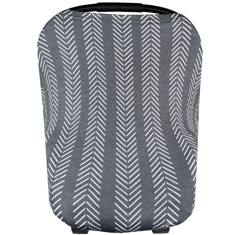 Copper Pearl Multi-Use Cover: Car Seat Covers, Nursing Cover, and Stroller Cover for Sun - Stretchy Fabric, All-Season Use, Stylish Designs, Easy Access for Moms - Canyon - Image 1