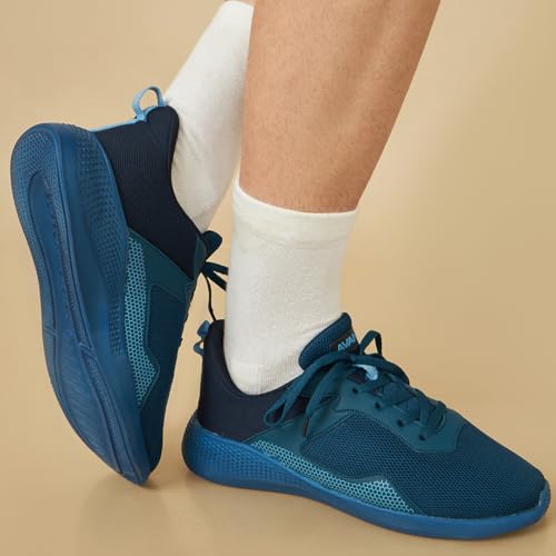 AVANT Men's Glide Running Shoes with Bouncy Eva Outsole & Laces Blue, 7 UK - Image 3