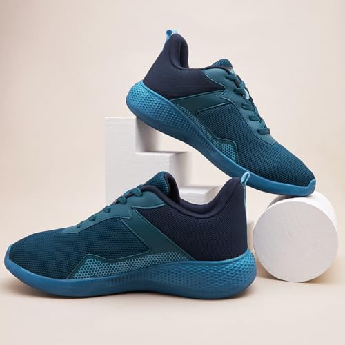 AVANT Men's Glide Running Shoes with Bouncy Eva Outsole & Laces Blue, 7 UK - Image 2