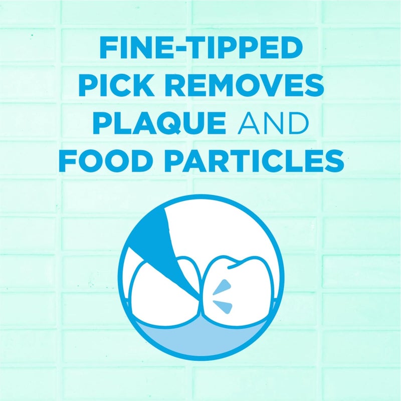 GUM Advanced Care Floss Picks with Vitamin E and Fluoride - 90 Count Dental Flossers for Adults - Image 5