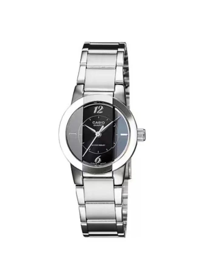كاسيو Women's Analog Display Watch With Silver Stainless Steel Strap - LTP-1230D-1C
