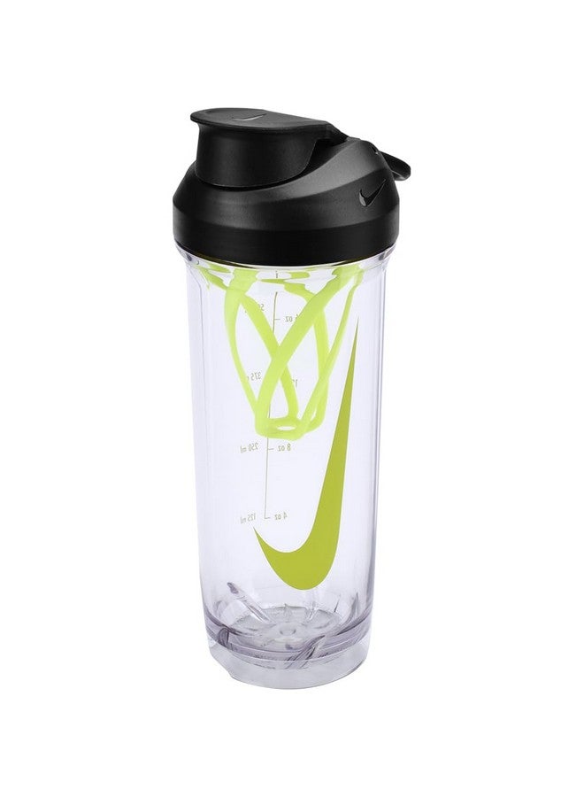 Nike Nike TR RECHARGE SHAKER BOTTLE 2.0 24OZ; CLEAR/BLACK/VOLT 