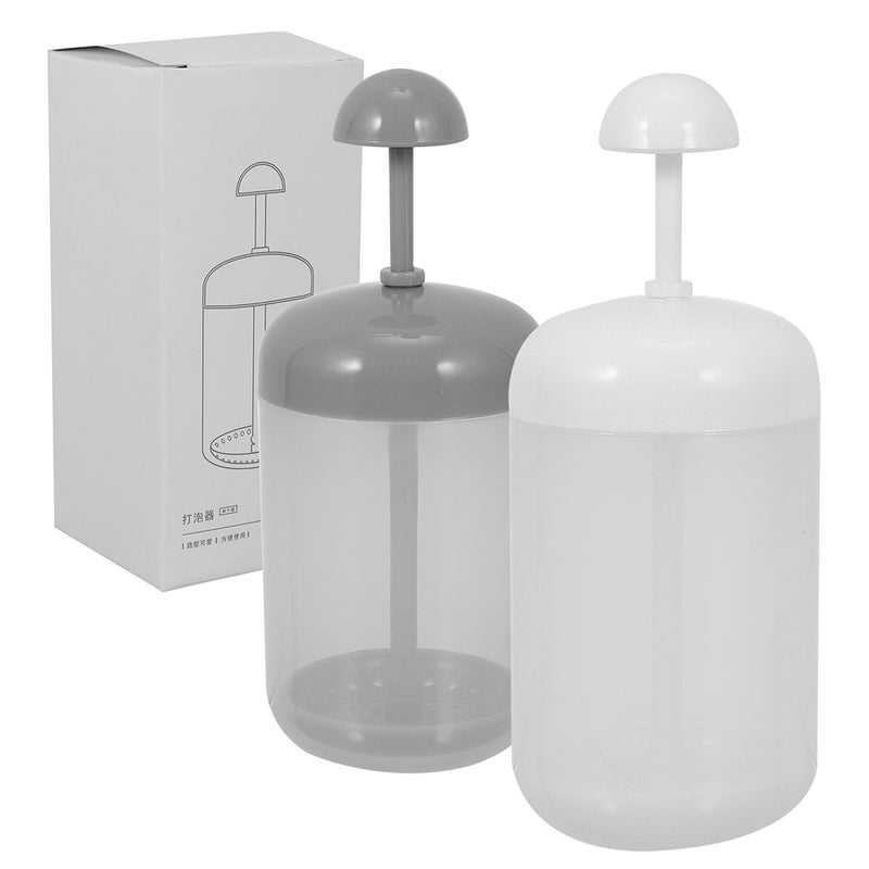 2pcs Portable Facial Foamer Lovely Plastic Bubble Maker for Women - Image 1