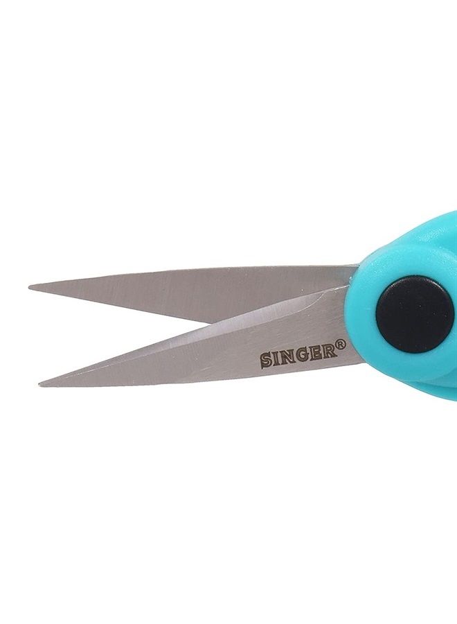 SINGER 00557 4-1/2-Inch ProSeries Detail Scissors with Nano Tip, Teal