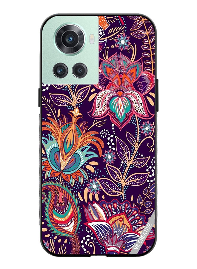 VR CREATIVE Protective Case Cover For OnePlus Ace Flower Design Multicolour - Image 1