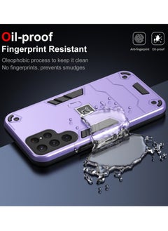 Zaboon For Samsung Galaxy S23 Ultra 5G 2 in 1 Shockproof Phone Case(Purple)  - Image 4
