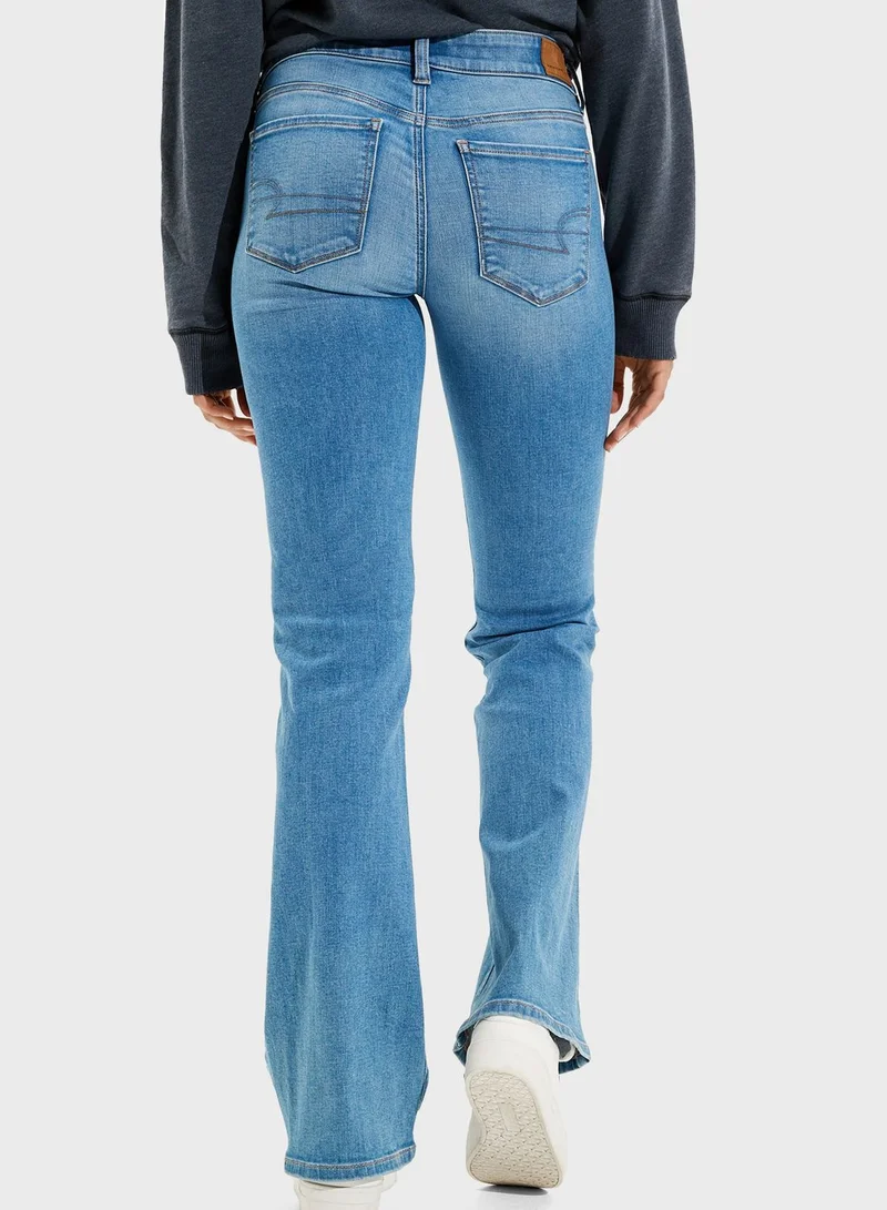 American Eagle High Waist Straight Jeans