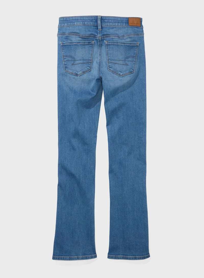 American Eagle High Waist Straight Jeans