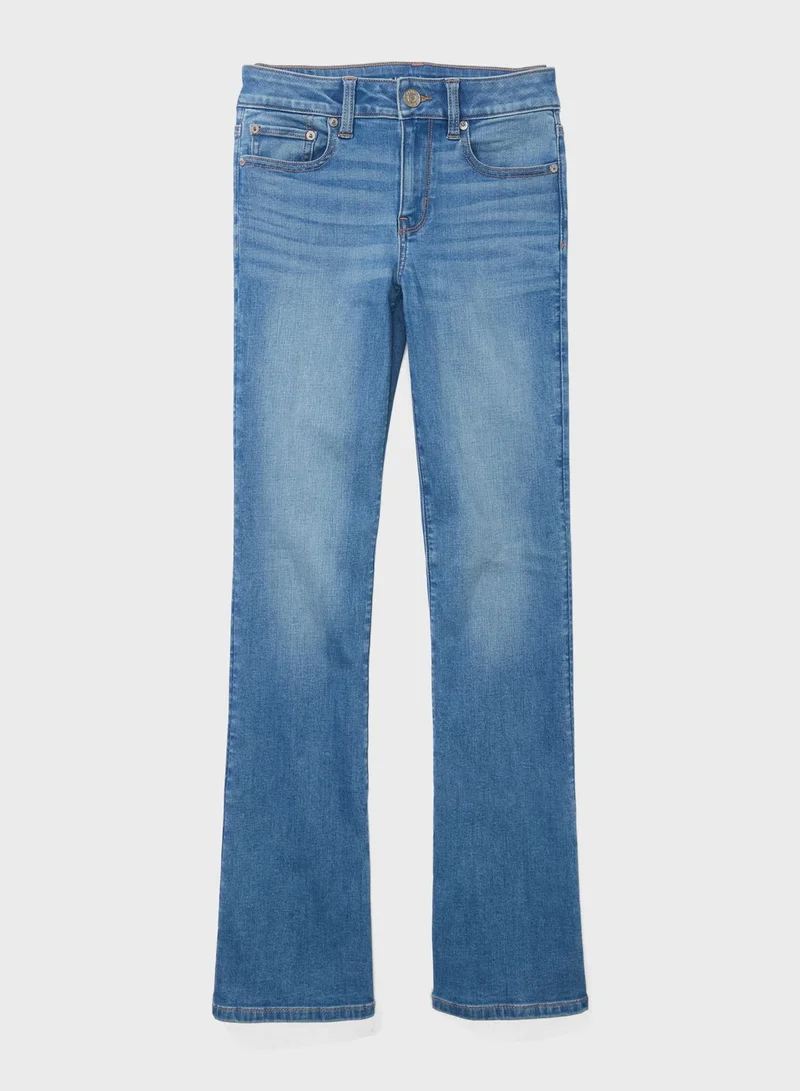American Eagle High Waist Straight Jeans