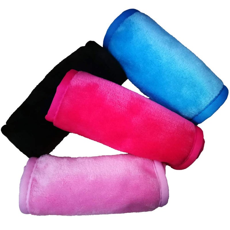 LU2000 Pack of 4 Nano Towels Makeup Remover, Cosmetics Microfiber Face Cloths Soft Clean Towel Special Face Erase 4 Color - Image 1