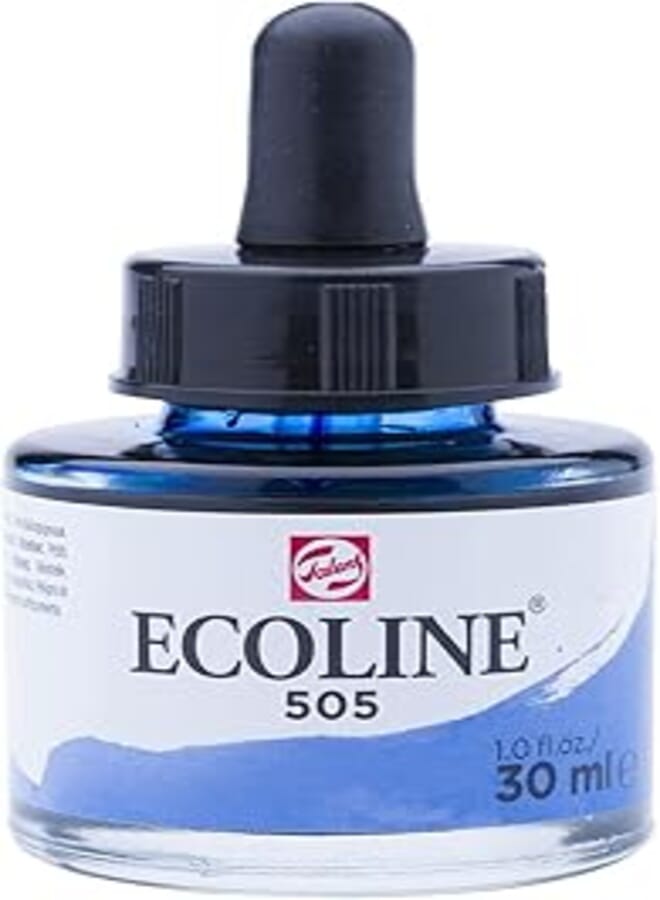 Ecoline Liquid Watercolor Ultramarine Light 30ml-505