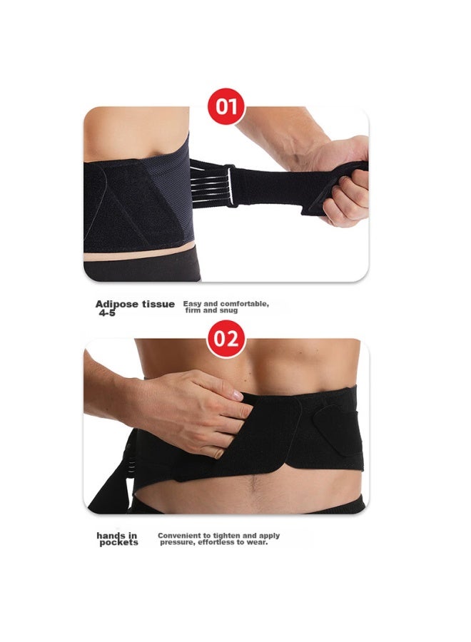 NAILEKESI N Nailikesi Sports Fitness Waist Support Belt For Basketball, Herniated Disc, Lumbar Muscle Strain, Abdominal Support, Prolonged Sitting And Standing, Waist Brace  - Image 4