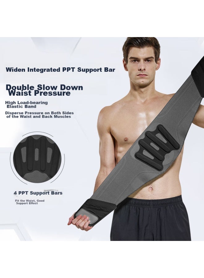 NAILEKESI N Nailikesi Sports Fitness Waist Support Belt For Basketball, Herniated Disc, Lumbar Muscle Strain, Abdominal Support, Prolonged Sitting And Standing, Waist Brace  - Image 2