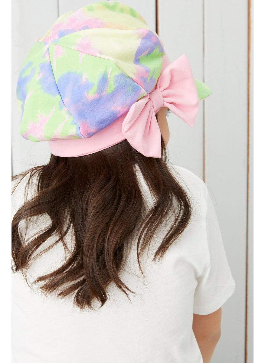 Babygiz Girl's Batik Vizier 4 Season Hat Beanie - Soft Combed Cotton New Design  - Image 4