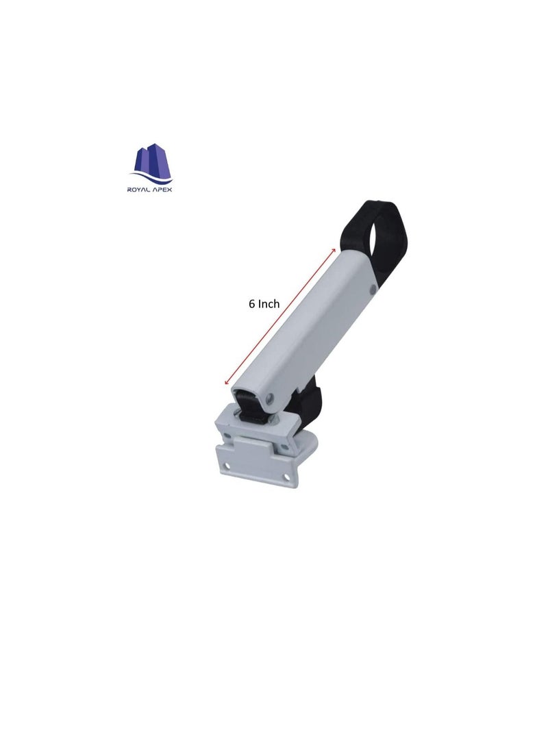 Window Holding Bracket Curtain Wall Pull Handle Arm for Home Interior Hotels (6 Inch, WHITE) - Image 2