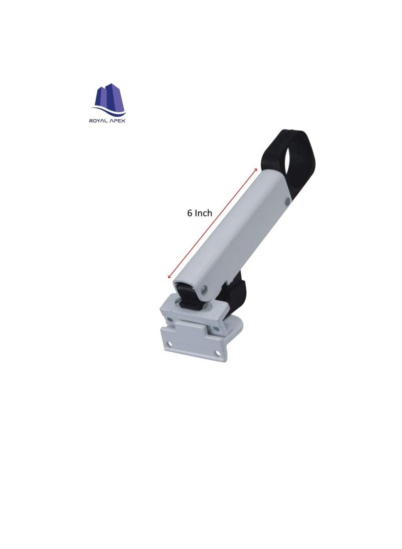 Window Holding Bracket Curtain Wall Pull Handle Arm for Home Interior Hotels (6 Inch, WHITE) - Image 3