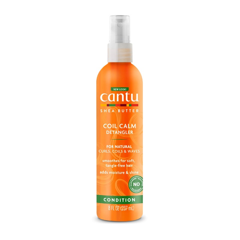 Cantu Coil Calm Detangler with Shea Butter for Natural Hair, 8 fl oz (Packaging May Vary) - Image 1