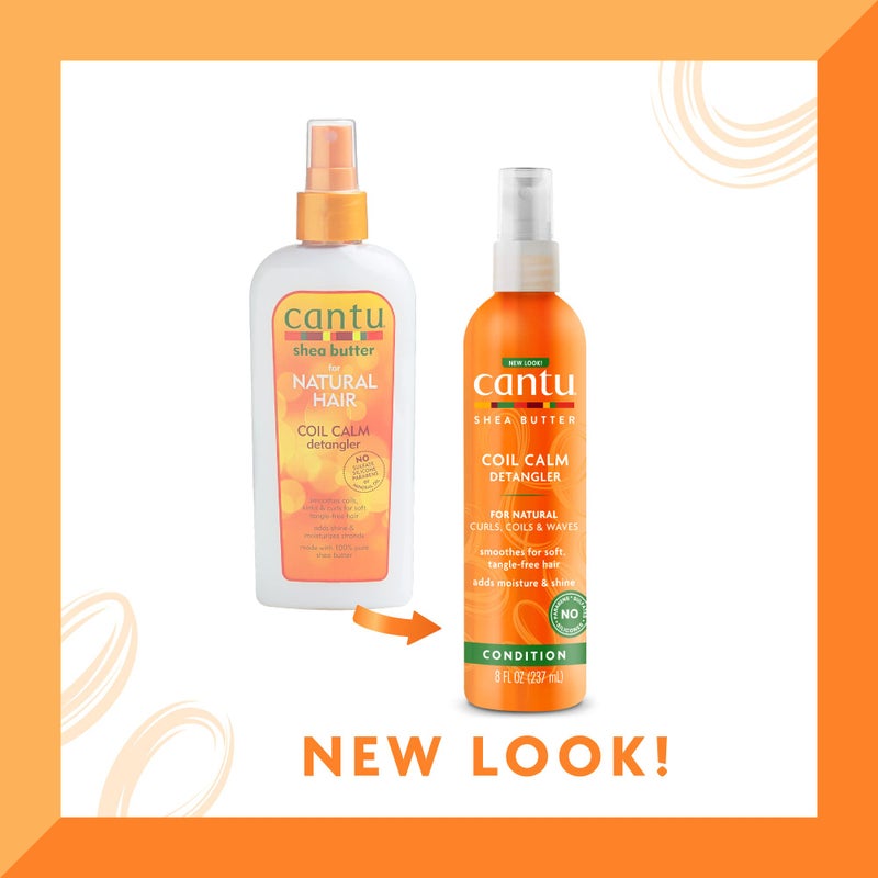 Cantu Coil Calm Detangler with Shea Butter for Natural Hair, 8 fl oz (Packaging May Vary) - Image 2