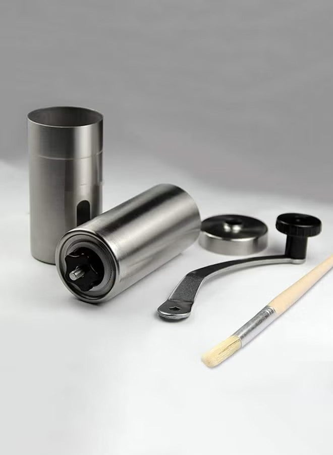 مطحنة حبوب القهوة اليدوية الفضة - Image 3