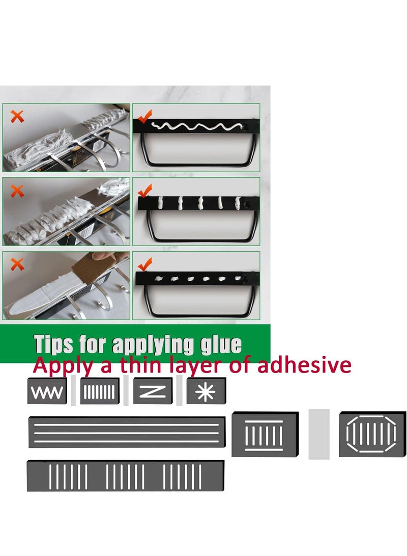 KASTWAVE 2PCS All Purpose Glue Super Strong Instant Glue Gel Super Glue for All Purpose Repair and Mounting Rubber Cement Glue for Plastic Wood Metal Repair Sealant Paste Storage Rack 2*60g - Image 5