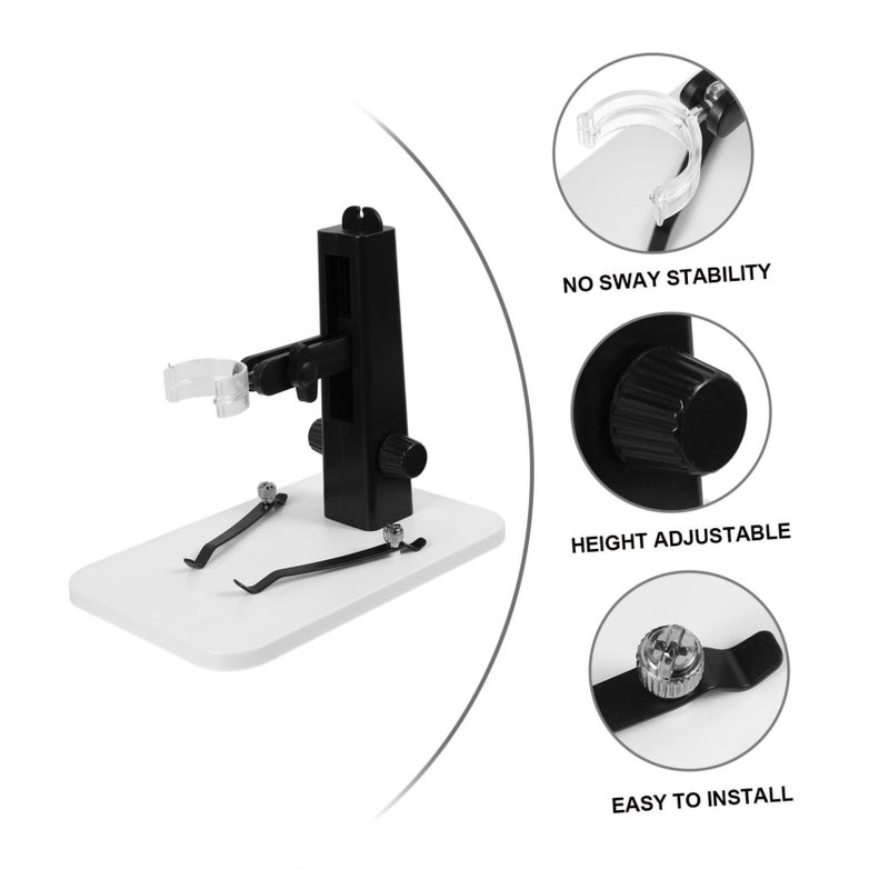 Adjustable Portable Digital Microscope Stand With Rotation Clamp Easy Installation - Image 5