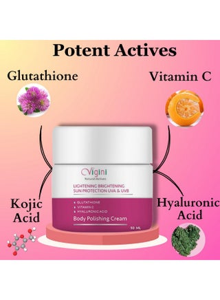 jual glutathione inhaler Vigini Skin Lightening Brightening Polishing Moisturizer Body Cream I With Vitamin C Hyaluronic Acid I Pigmentation Tan Dark Spots Removal Of Underarms Knees Elbows I Men Women 50 Ml The role of oxidative