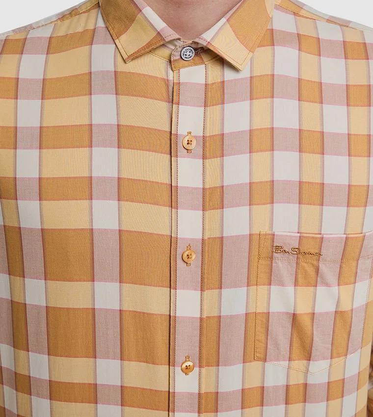Ben Sherman  Ben Sherman Men's Long Sleeve Check Shirts for Men | Best Price UAE