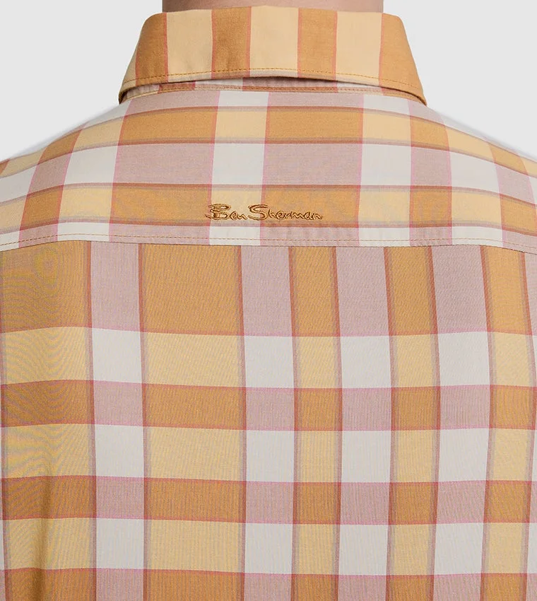 Ben Sherman  Ben Sherman Men's Long Sleeve Check Shirts for Men | Best Price UAE
