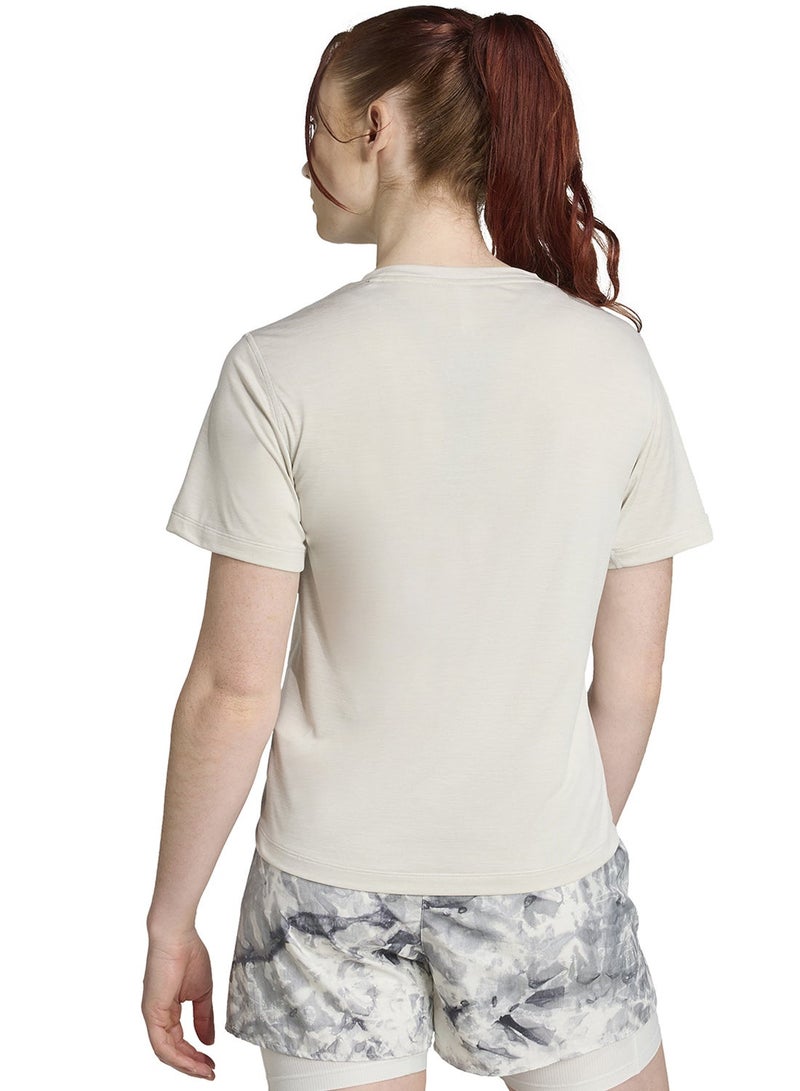 Adidas Own The Run Melange T-Shirt - Image 2